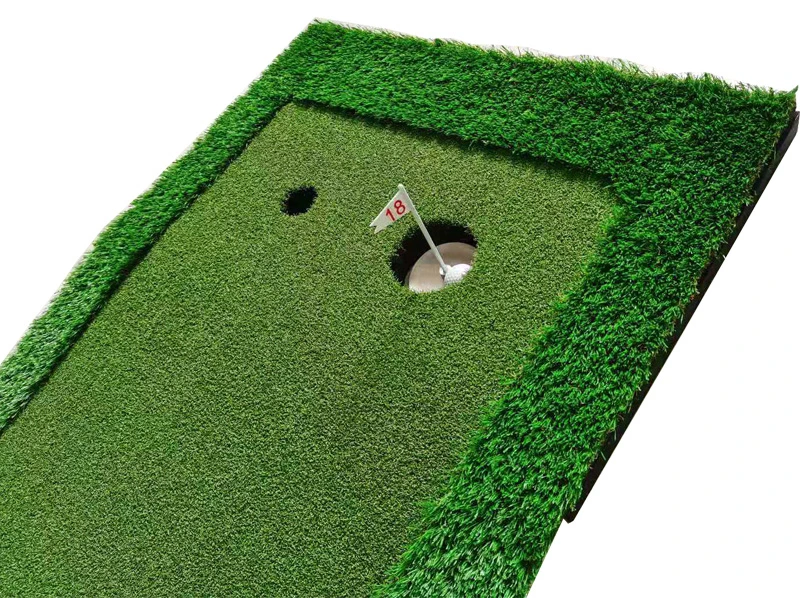 Factory Wholesale/Supplier Indoor Mat Synthetic Grass Golf Putting Green with a Slope