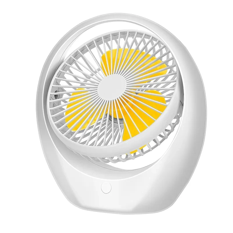 Heißer Verkauf Portable kleinen Desktop-Ventilator USB Laden New Electric Lüfter Silent Table USB wiederaufladbare Hand Mini Fan tragbar Schreibtischventilator