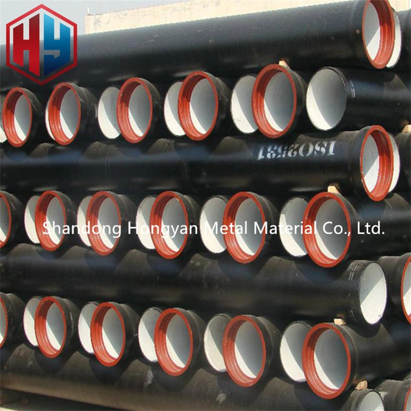 ISO2531 100mm K9 Grade Centrifugal Ductile Iron Pipe Manufacturer