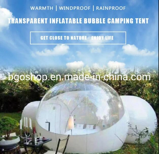 3m 4m 5m Durable Clear PVC Waterproof Transparent Bubble Tent