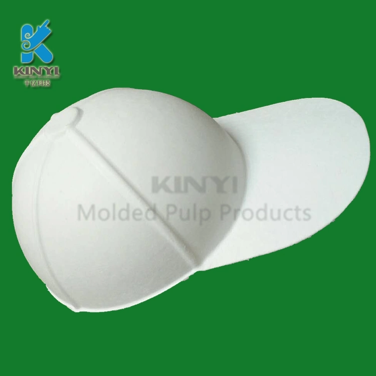 OEM Disposable Sugarcane Bagasse Molded Pulp Bandpeaked Cap