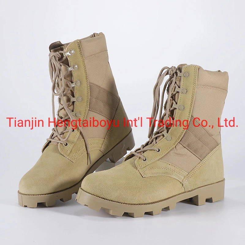 Latest Popular Lowest Price Military Police Tactical Army Combat Desert Boot