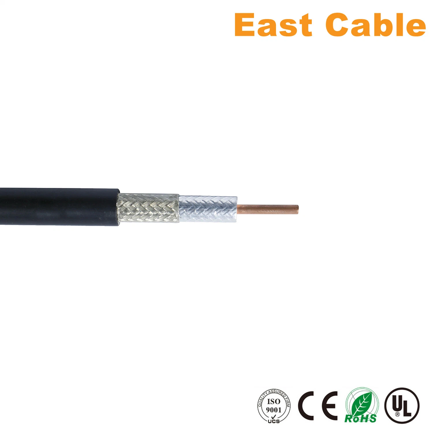 Coaxial Cable RG6 for Setellite/Monitor/CCTV/CATV