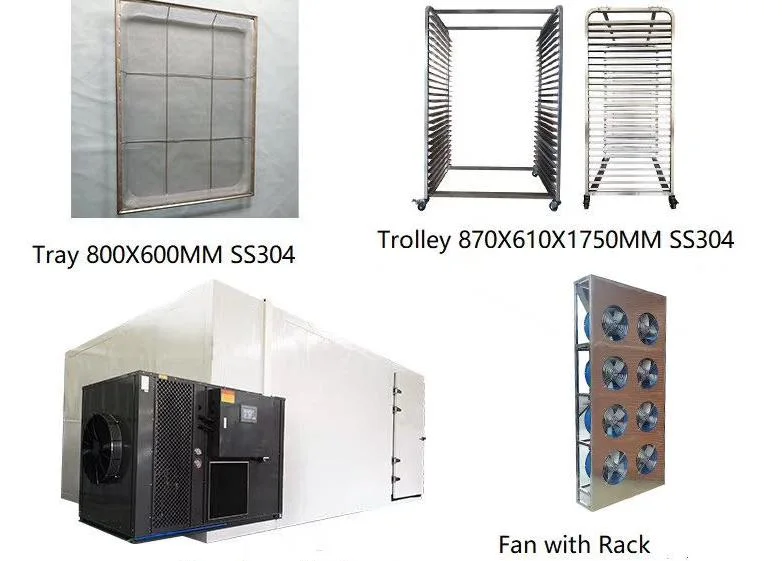Pompe à chaleur à source d'air Équipement de séchage des aliments Équipement de séchage des champignons Déshydrateurs d'ail Machine de séchage de raisins industriels Séchoir à pâtes