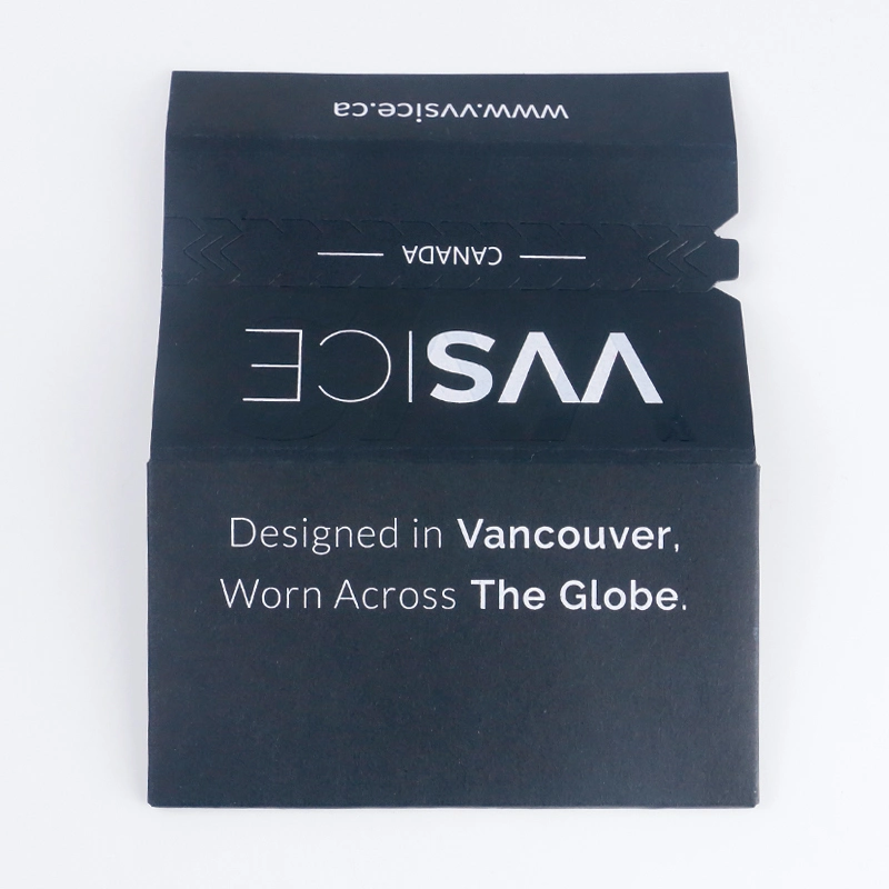 Custom High-End Export Sticker Paper Black UV Envelope