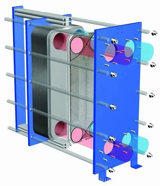 Elevados coeficientes de transferência de calor e placa e estrutura de manutenção fácil Permutador refrigerador Gphe aquecedor