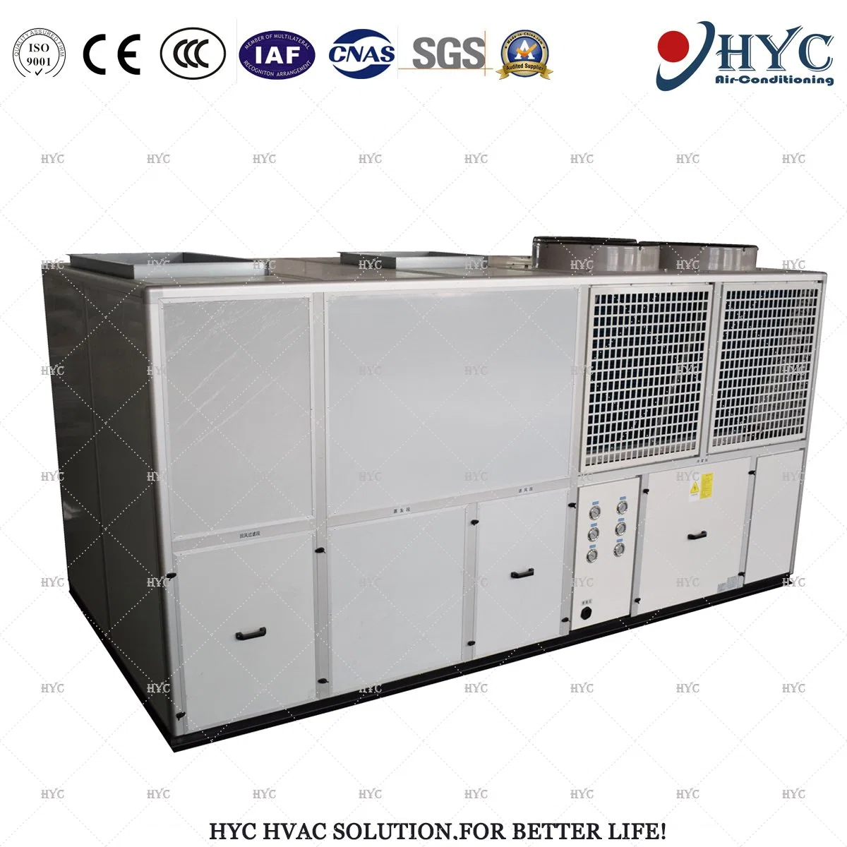 Gas Burner Rooftop Packaged Unit Air Conditioner