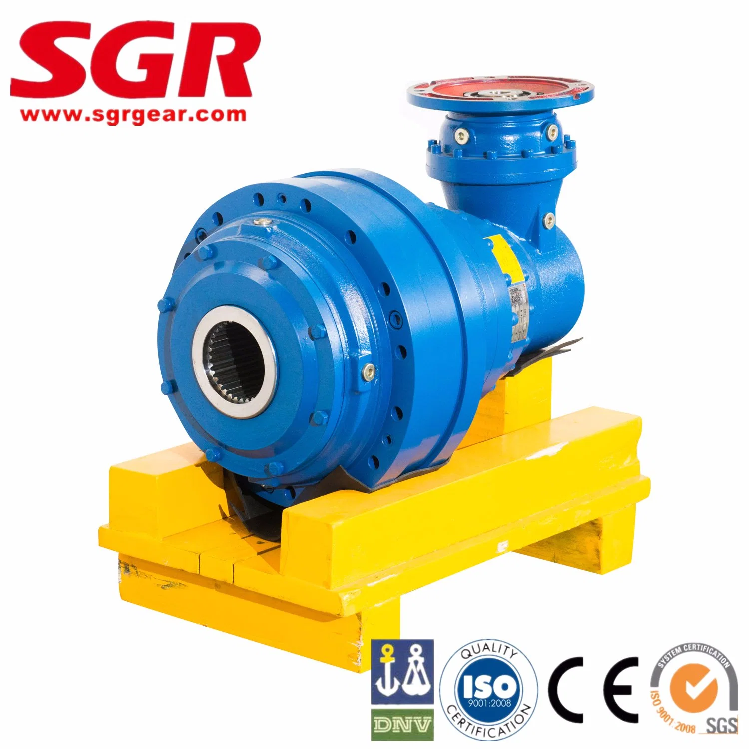 High Efficiency Big Torque Sgr Internal Splined Shaft Planetary Gear Speed Reducer, Gearmotor, Gearboxes with Foot