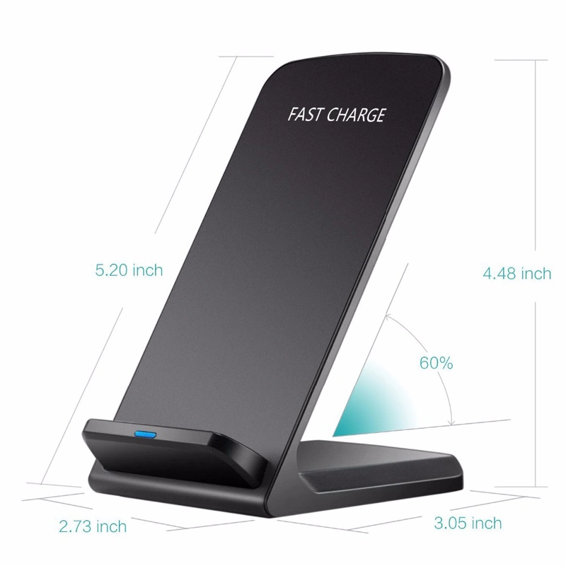 10W Fast Wireless Charger for Samsung S8/S8 Plus Qi Fast Wireless Charger for iPhone 8 X Quick Charge Stand for Galaxy Note 8