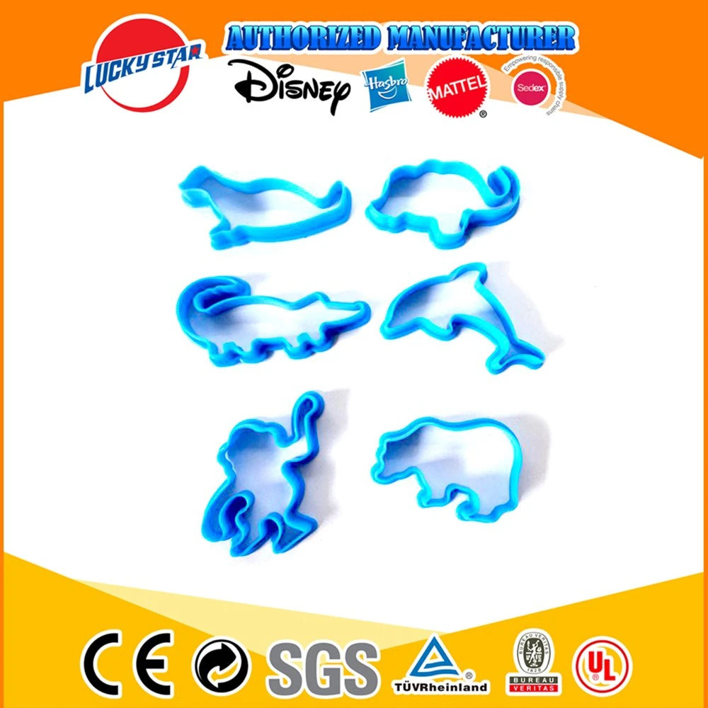 Animal Shaped Plastic Toy Clay Cutter Mould Promotion Gift