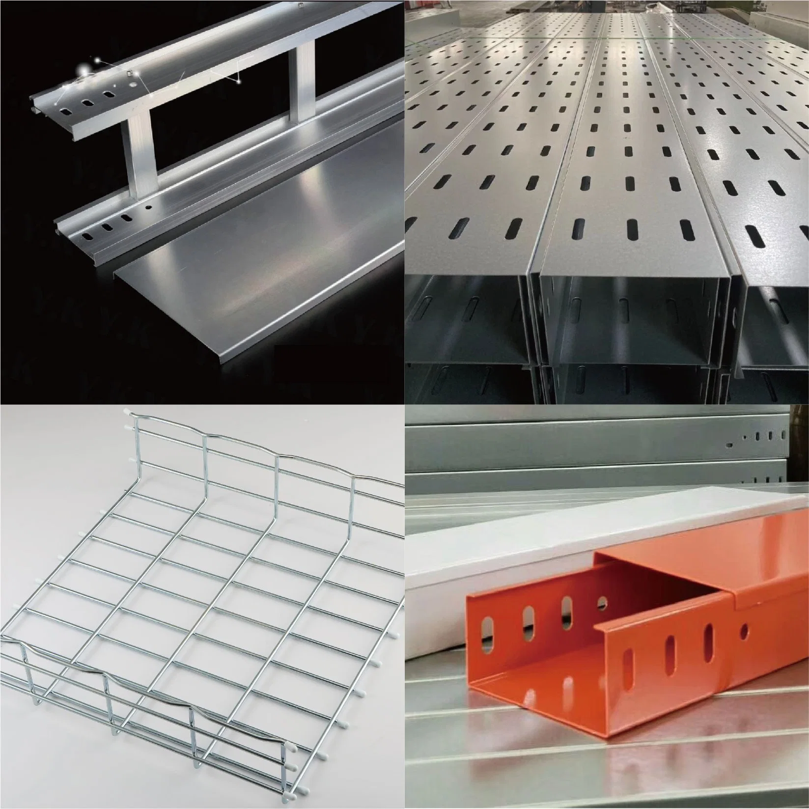 High quality/High cost performance Powder Coated Hot DIP Galvanized Steel Cable Trunking Tray