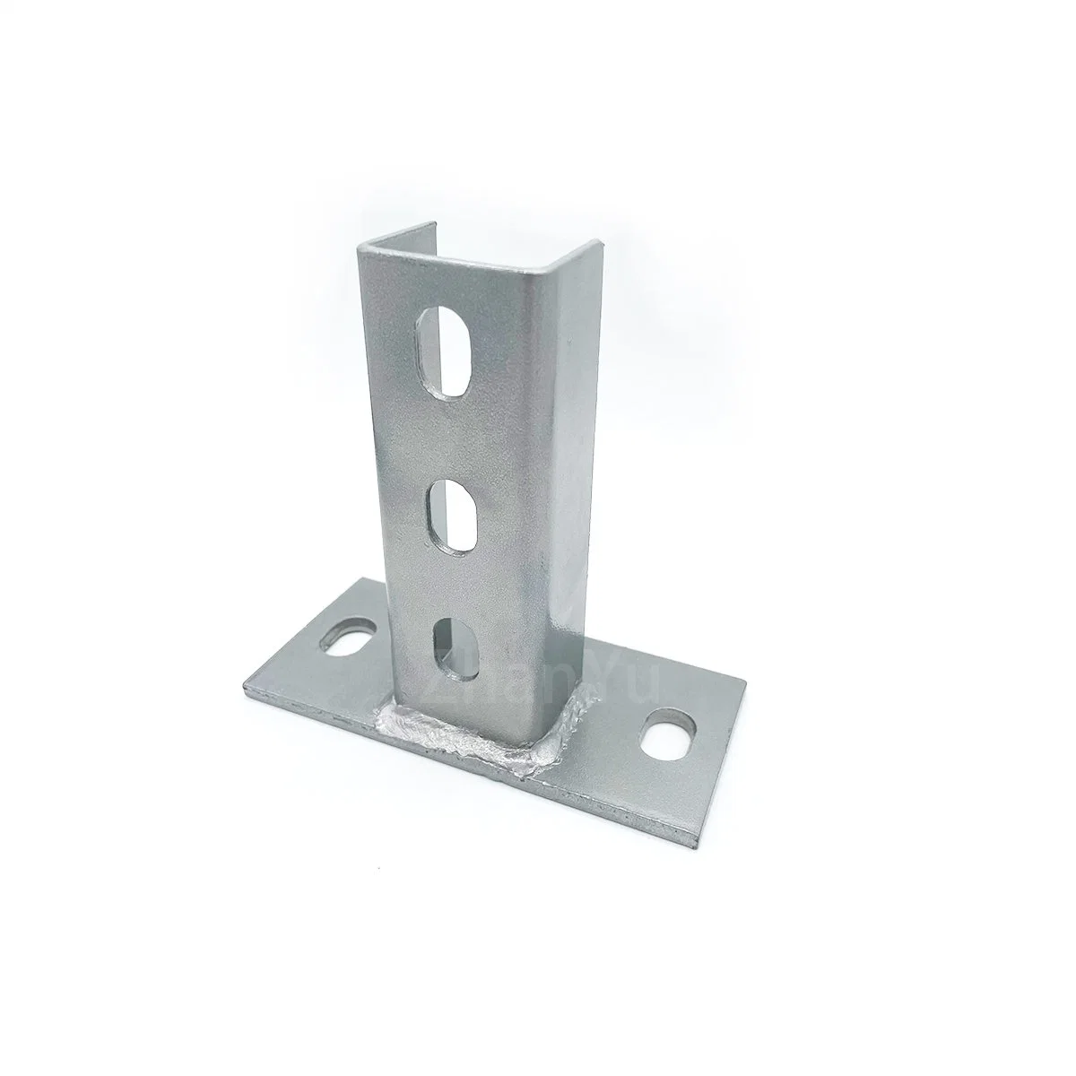 Support Air Conditioner Mounting Factory Metal Galvanized Unistrut C Channel Post Base Hot DIP Galvanized Spray Dacromet Strut Channel