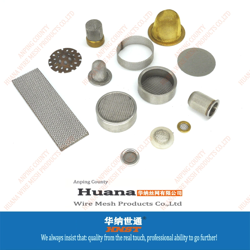 Stainless Steel Spinneret Filter Disc Pleated Wire Mesh and Metal Edging