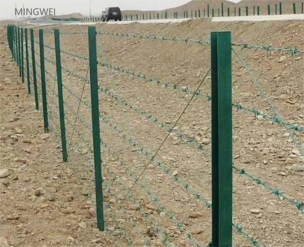 Mingwei PVC Barbed Wire Mesh Suppliers Bto-15 Steel Razor Wire Mesh China Galvanized Diamond Barbed Wire