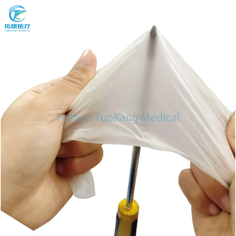 Dental Material Supplies Disposable Latex Gloves Powder-Free Latex Rubber Examination Gloves