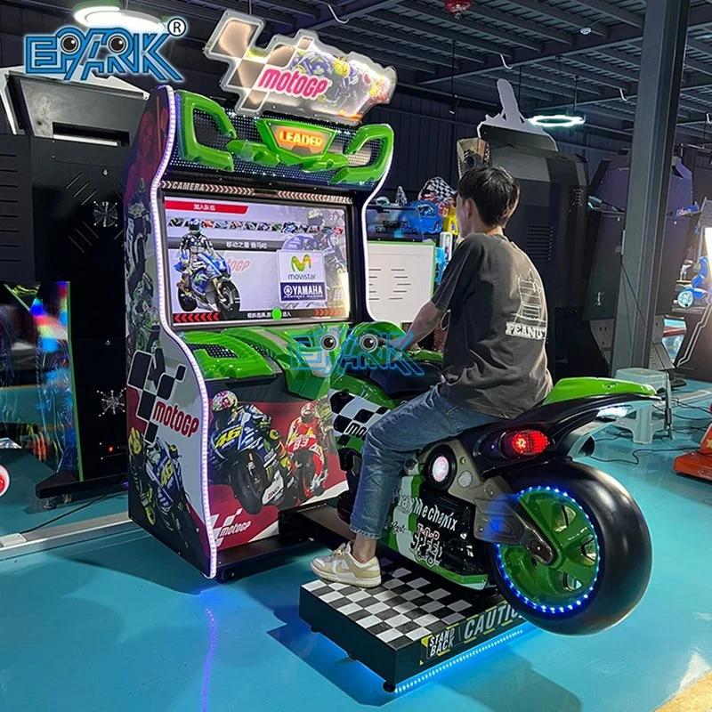 Juego de carreras de motor para niños líder de Motogp Juego de carreras operado por monedas Juegos de Arcade