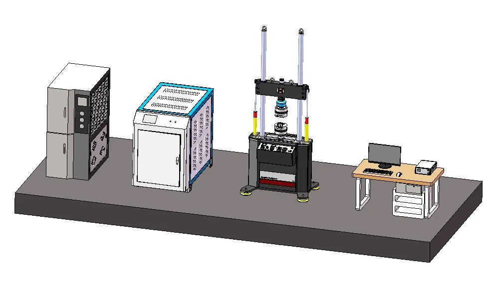 Sillas de ruedas Doble bicicleta Crack Roll Universal Fatigue Testing Machine