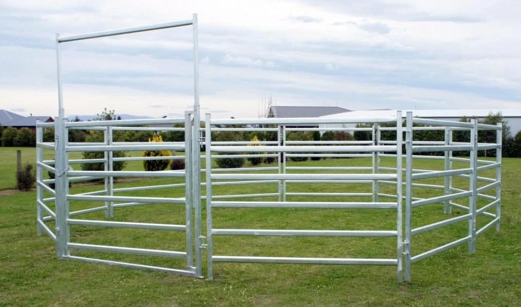 Galvanized Cattle Yards Panel with Gate