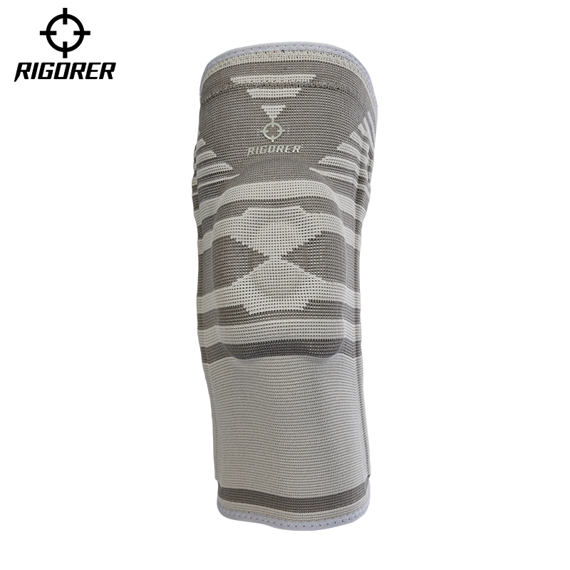 Neue Riemen Druckgestrickte Sport Knieschoner Nylon Atmungsaktives Knie Pads Basketball Running Mountaineering Knieschoner