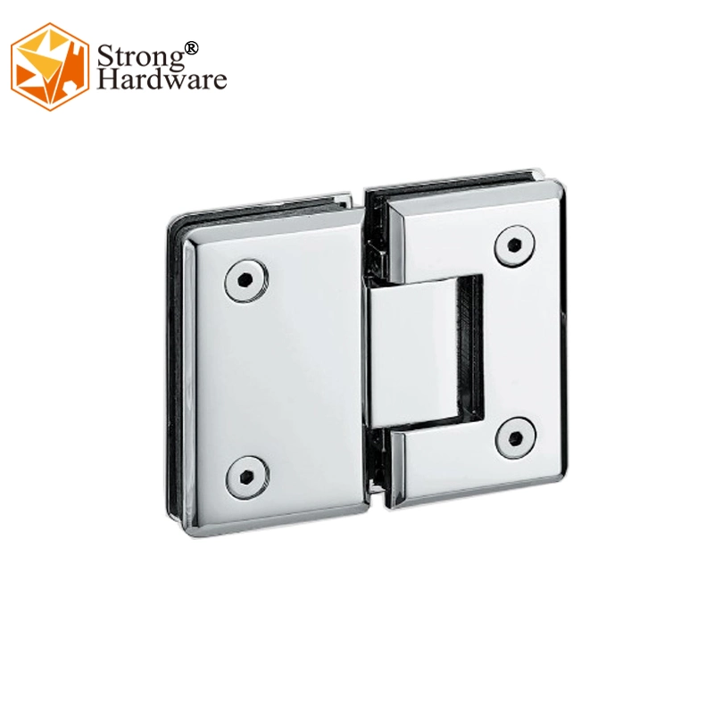 Ss201/304 Bevel Edge 180degrees Bathroom Glass Clamp Shower Hinge