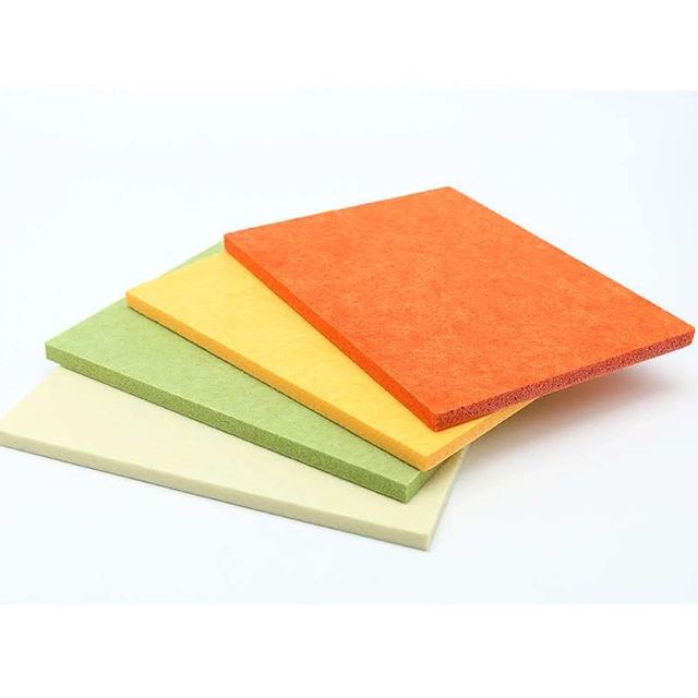 Polyester Fiber Wall Decorative Doundpfoof Acoustic Foam Sound Absorption Material