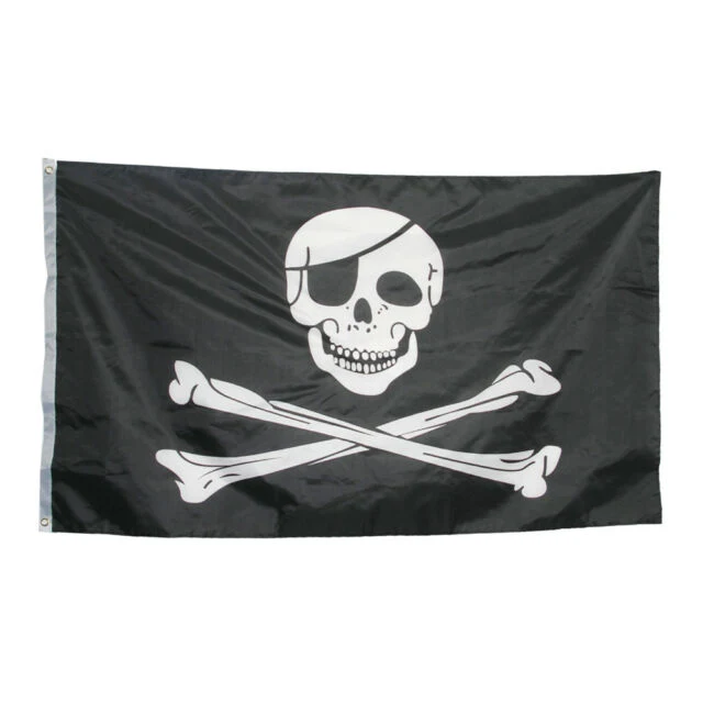 Customized High quality/High cost performance  Outdoor Advertising Banners 3X5FT Flags Ready to Ship Pirate Flag