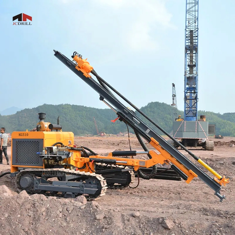 105mm to 152mm Diameter Hydraulic Mine Drilling Rig Machine with Dust Collector