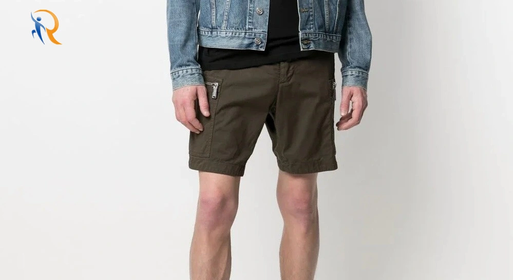 OEM Fashion Style Summer Comfy Casual Zip-Pocket Cargo Short for Men