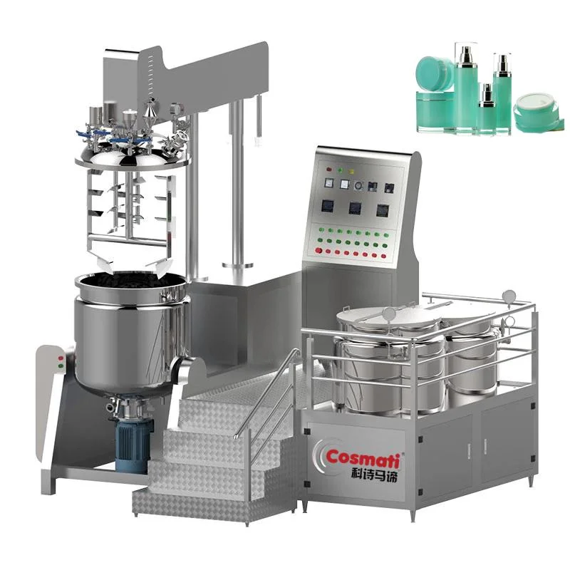 Cosmetic Manufacturing Machinery Homogenizer Mixer for Making Shampoo Lotion Gel