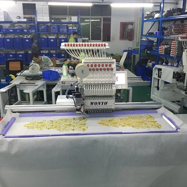 Single Head Cording Embroidery Machine for T-Shirt Embroidery with Big Embroidery Area