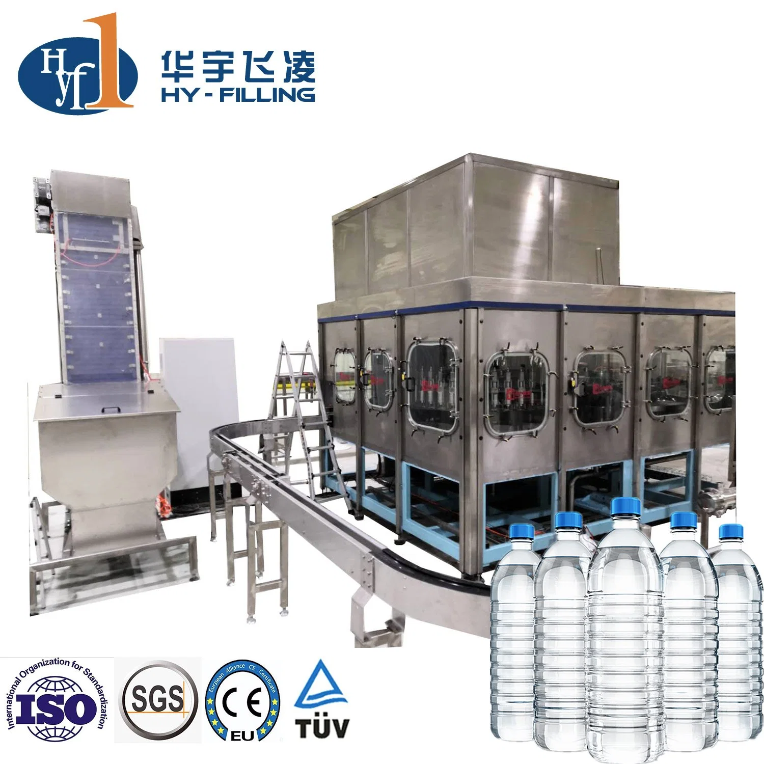 Full Automatic Complete Pet Bottle Pure/ Mineral Water Filling Production Machine / Line / Equipment