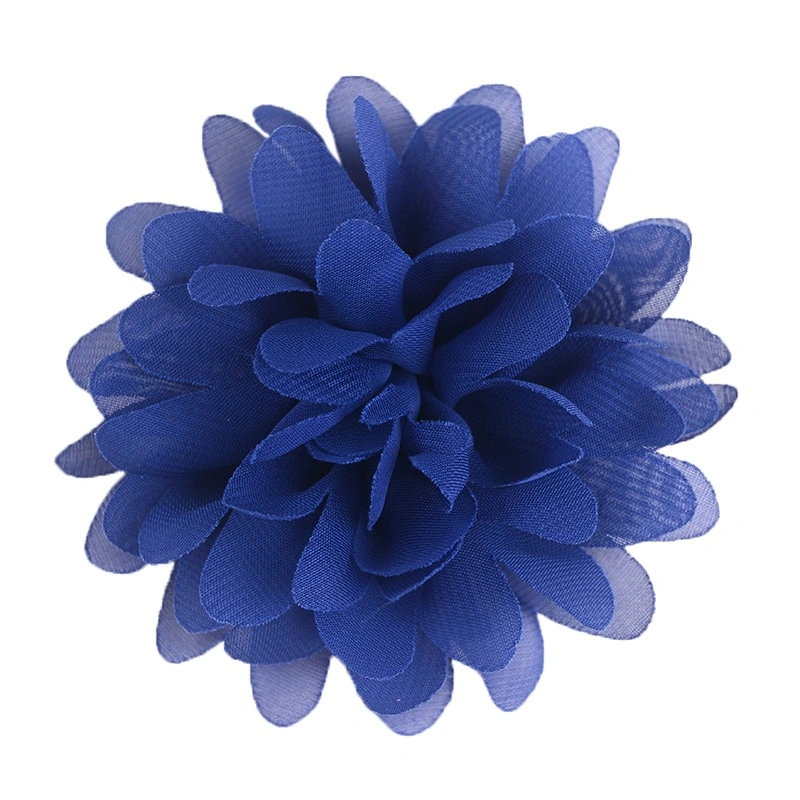 10.5cm mousseline grandes fleurs Bricolage Chaussures et chapeaux vêtements fleur Accessoires pour fleurs en tissu