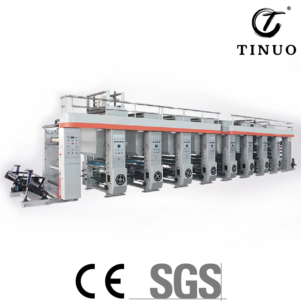 High Speed Computer Control Multicolor Plastic Film Gravure Printing Machine