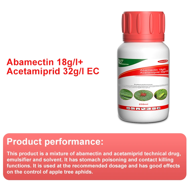 Greenriver insecticida de alta eficacia Abamectina 18g/L + Acetamiprid 32g/L EC Productos químicos agrícolas Red Spider
