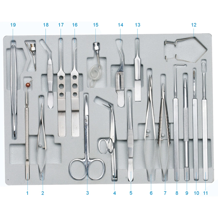 Ophthalmic Surgical Instruments Szy-Cbm19 Ophthalmic Operation Instrument Set