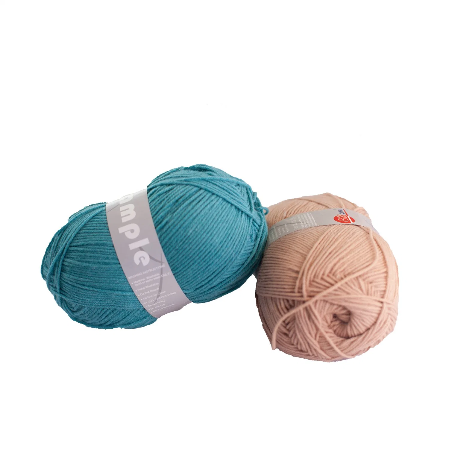 Fio de lã de nylon com toque de toque personalizado e fibra de mão em lã acrílica E fios de poliéster para nitting perfeitos para Mini Knitting e Crochet Projeto