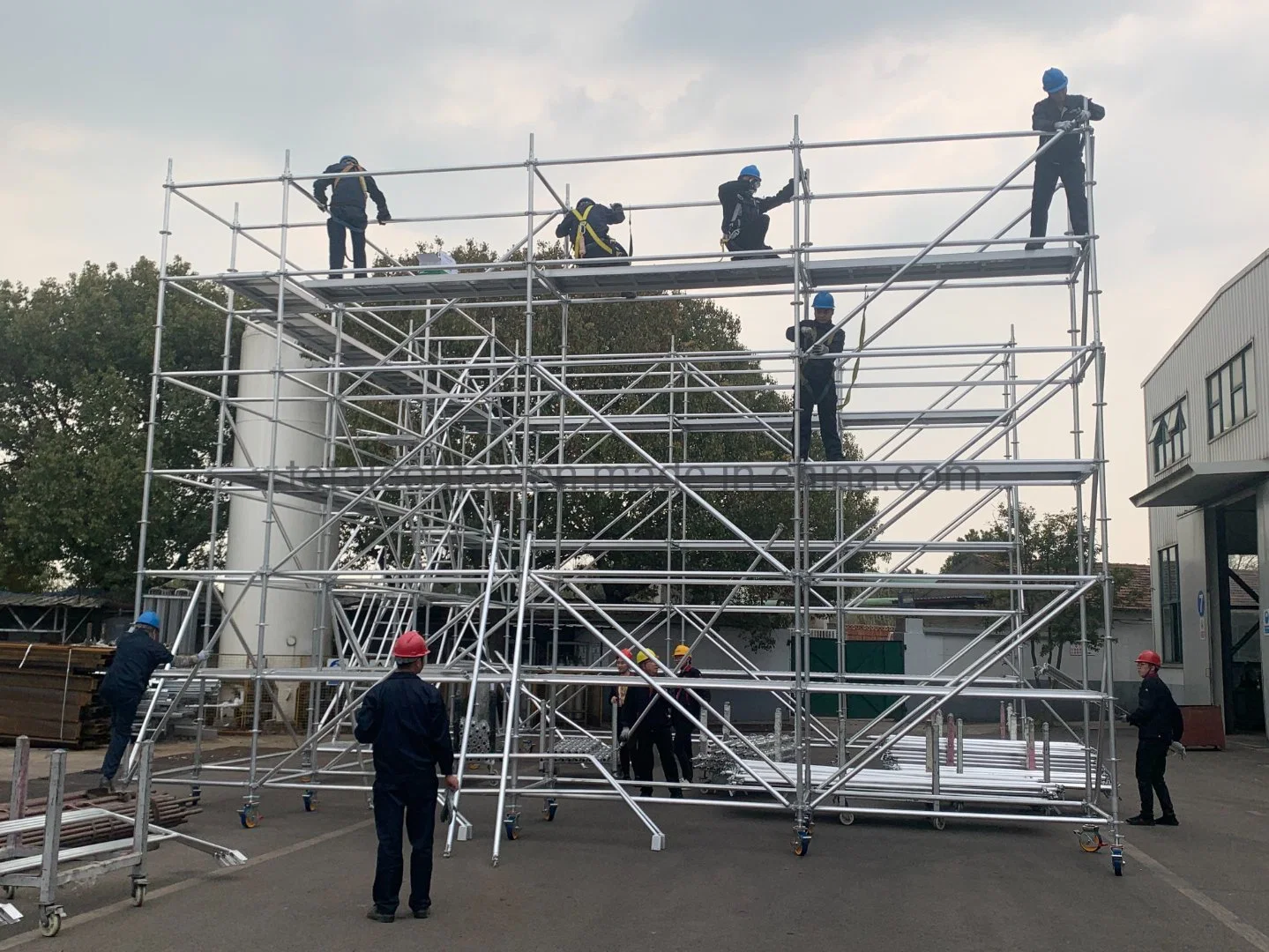 Aluminum Scaffold Ringlock Scaffolding System for Indoor and Outdoor Building Maintenance