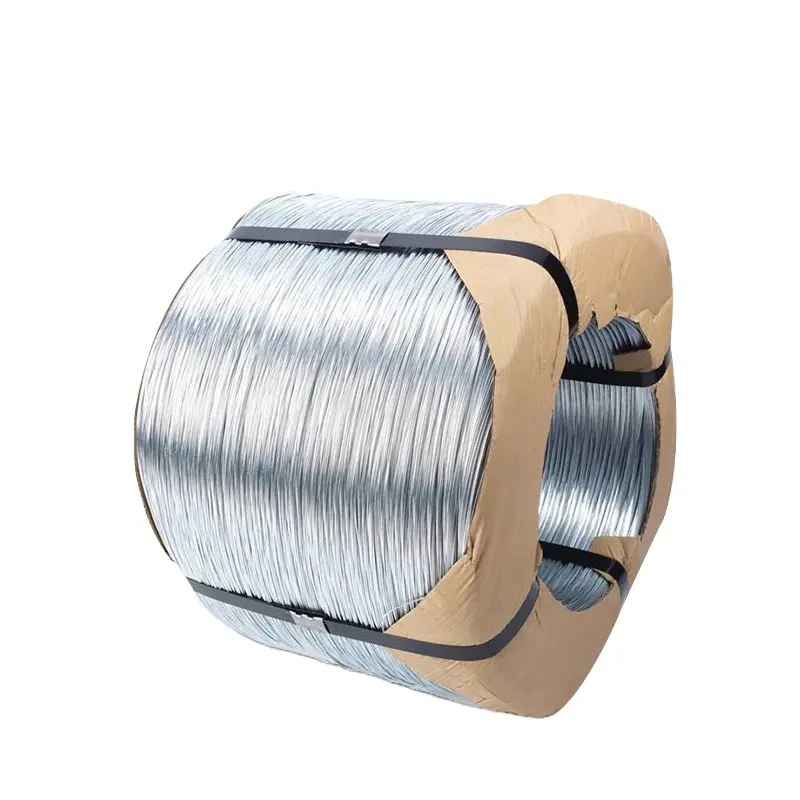 Hot Dipped Gi Galvanised Wire Rod Zinc Coated High Tensile High Carbon Galvanized Steel Wire