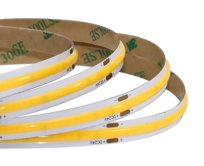 Factory Supply IP65 IP68 Flexible Holiday Decorative Linear Lighting Outdoor Waterproof PU Coating Tape Rope LED Light 352LEDs 512LEDs Indoor COB Strip Light