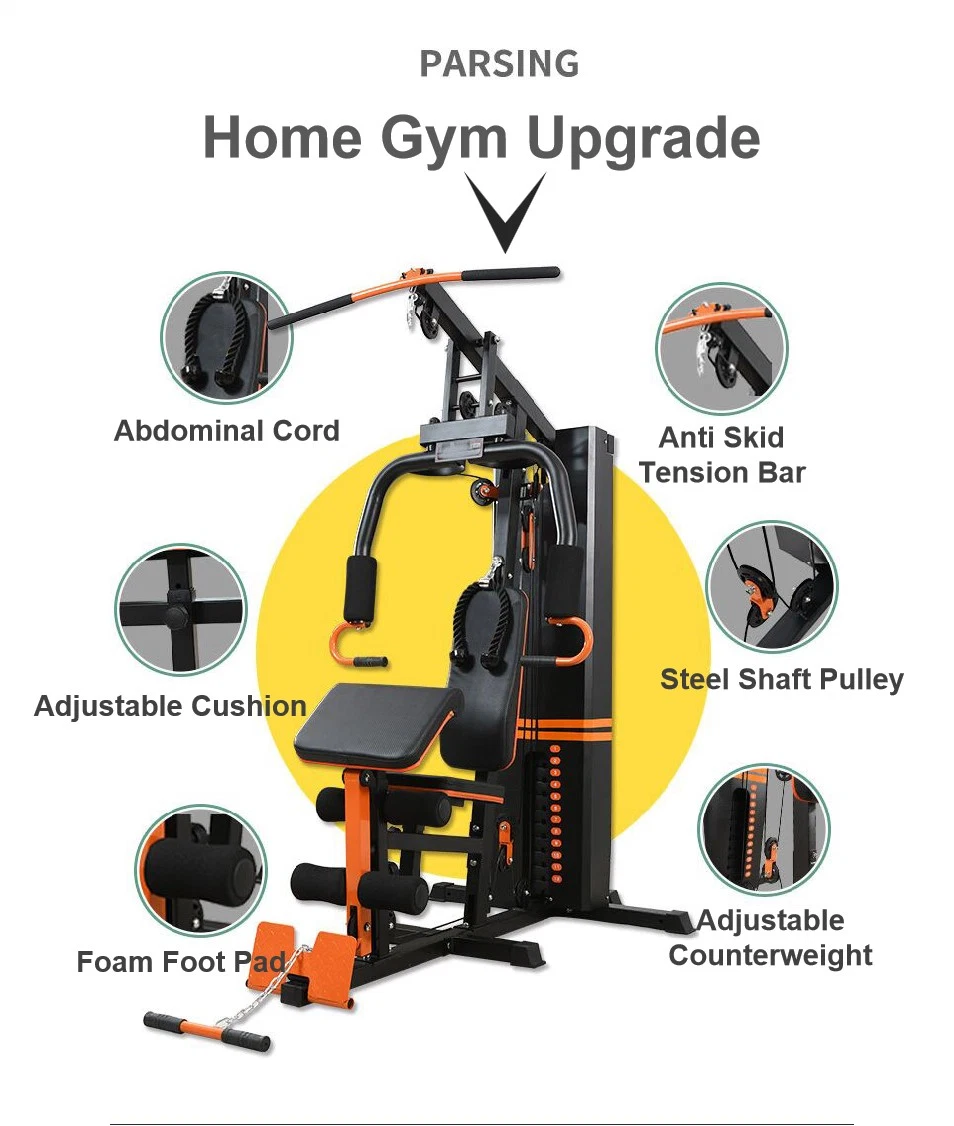 Fábrica de quente grosso dos mais populares Home Mini Ginásio Fitness Equipment 1 Estação