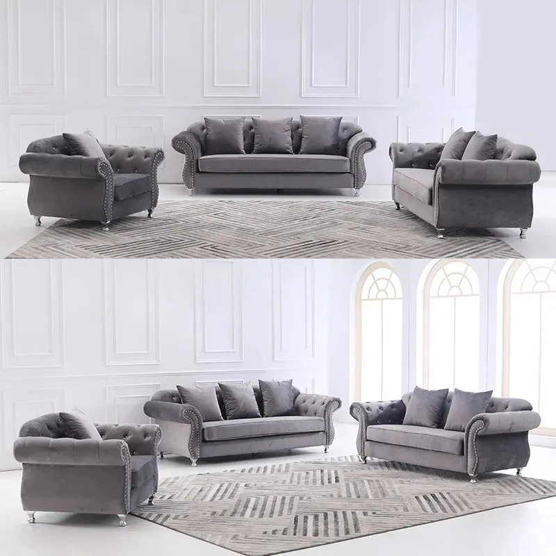 Chinese Modular Sectional Couch Living Room Furniture Sofa Set