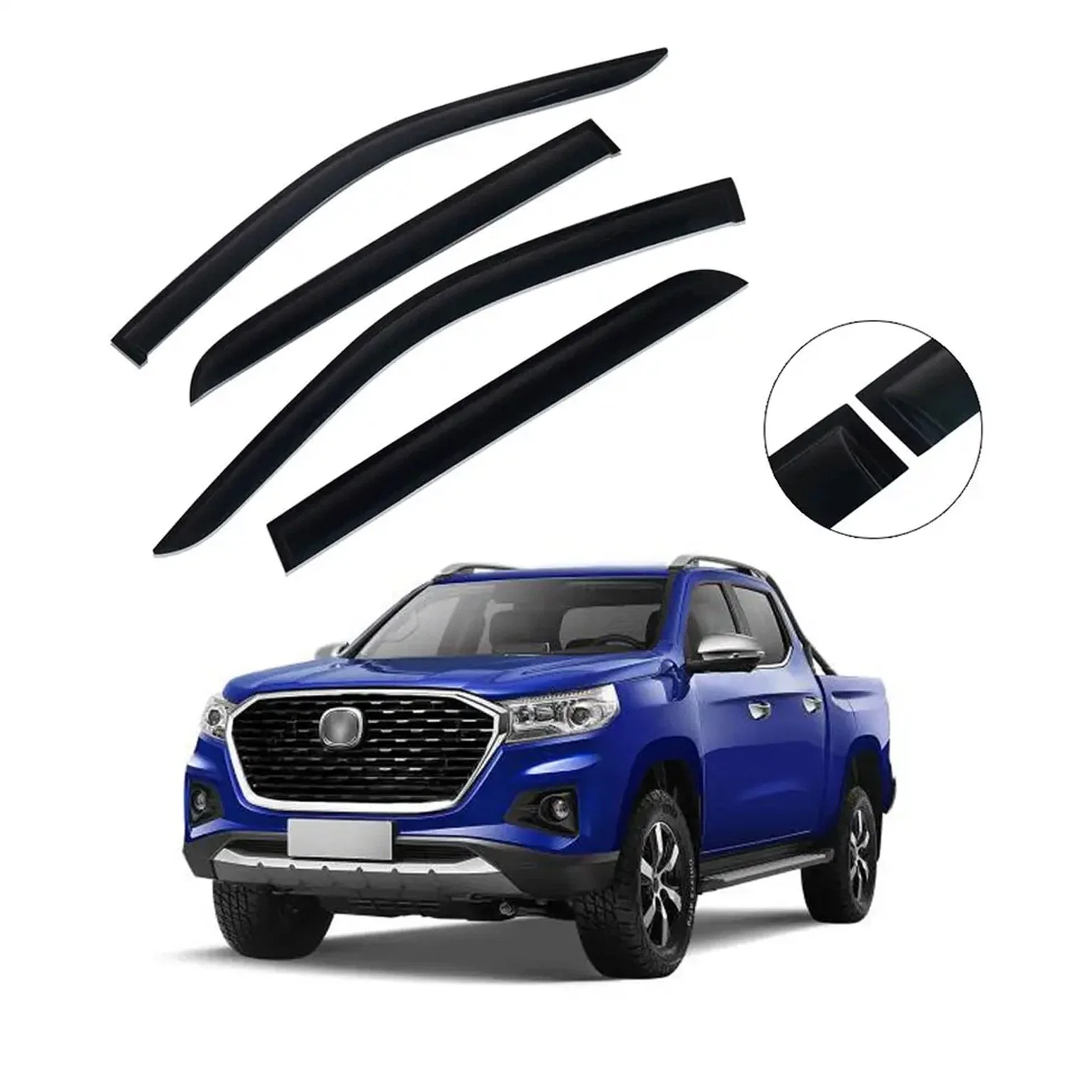 Window Door Visor for Changan Hunter F70 2021 4X4 Exterior Accessories