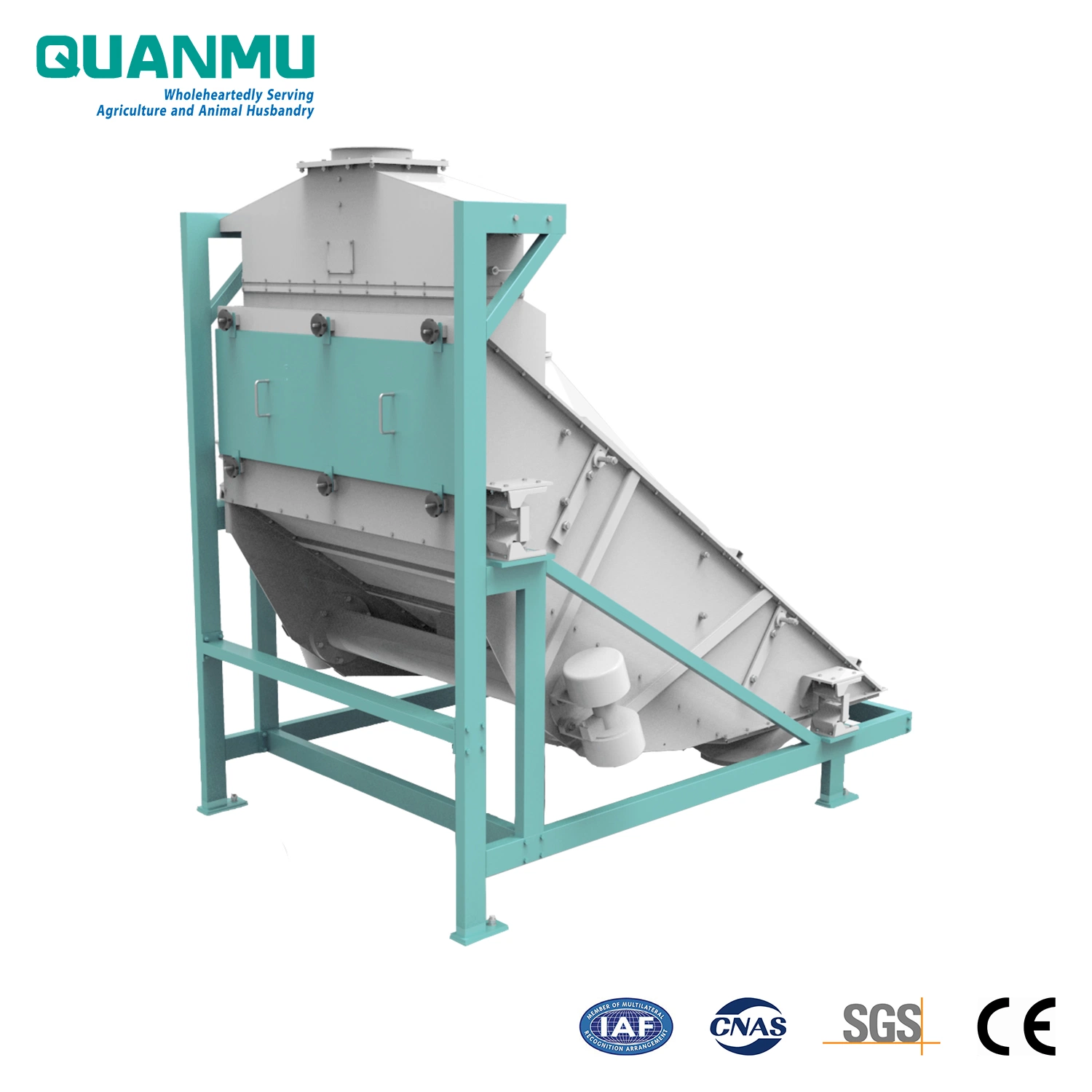 Best Price of Grain Raw Material and Animal Feed Pellet Vibrating Grading Sifter in Vibration Grader Sifter