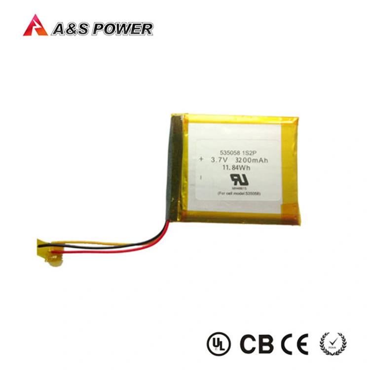 Best Selling 535058 1600mAh Rechargeable 3.7V Li Polymer Li Ion Battery for Smart Door Lock