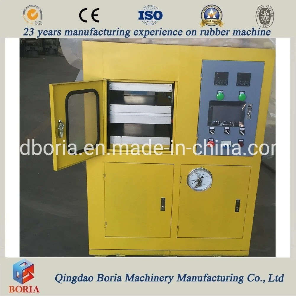 PLC Controlled Laboratory Rubber Plate Vulcanizing Molding Press Machine for Lab