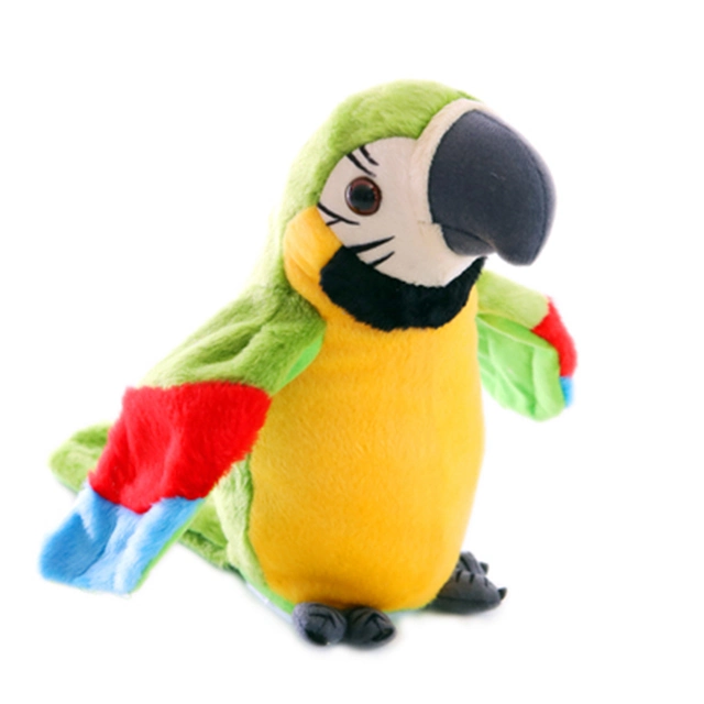 New Design Funny Musical Parrot Stuffed Soft Plush Toys for Kids