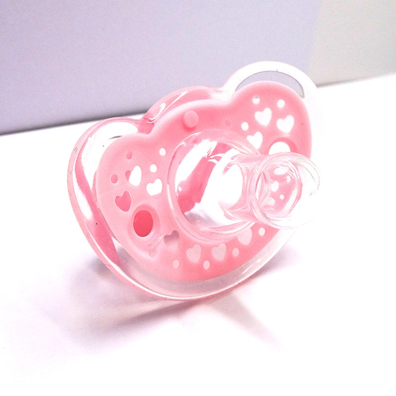 Baby Nipple Silicone-Coated Orthodontic Pacifier with Handle