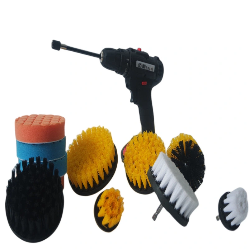 Kit de nettoyage de foret le coulis de ciment Brosse brosse de foret définie avec brosse de l'extension