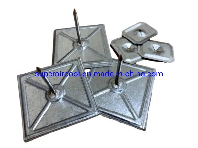 Aluminum Duct Hanger Perforated Self Stick Insulation Pin for HVAC