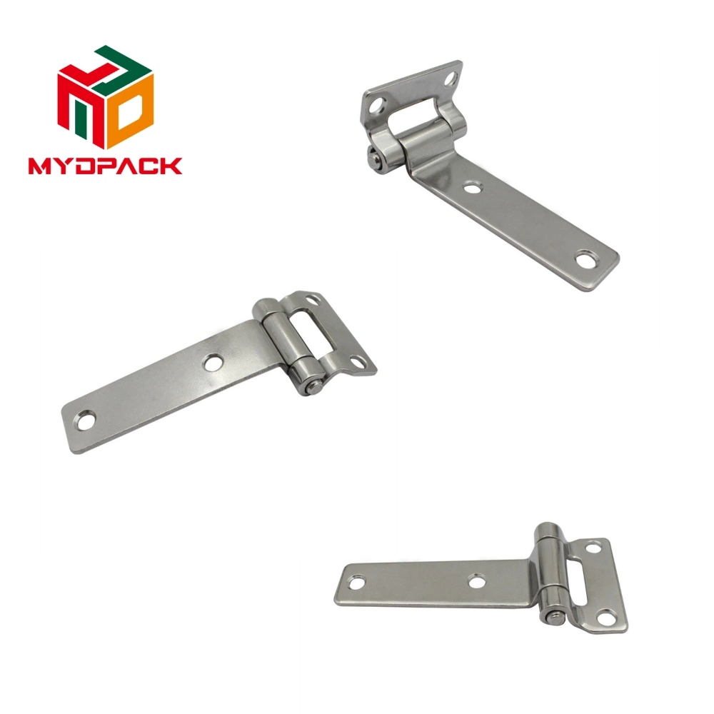 Stainless Steel T Type Container Hinges Deck Cabinet Door Hinge Industrial Wooden Cases Boat Home Hardware Accessories
